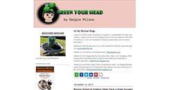 Desktop Screenshot of greenyourhead.com